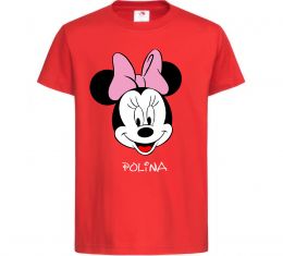 Детская футболка Polina minnie mouse