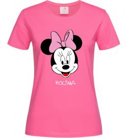 Женская футболка Polina minnie mouse