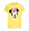 Детская футболка Polina minnie mouse Лимонный фото