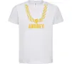 Дитяча футболка Andrey золотий ланцюжок Білий Дитяча футболка Andrey золотий ланцюжок Білий фото