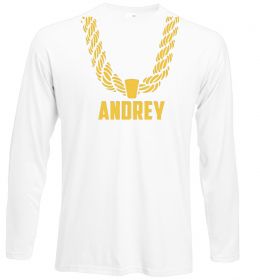 Лонгслив Andrey золотий ланцюжок