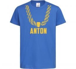 Дитяча футболка Anton золотий ланцюжок Дитяча футболка Anton золотий ланцюжок