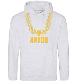 Мужская толстовка (худи) Anton золотий ланцюжок Мужская толстовка (худи) Anton золотий ланцюжок