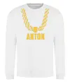Свитшот Anton золотий ланцюжок Белый фото