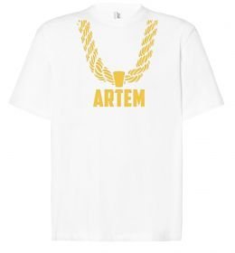 Футболка Оверсайз Artem золотий ланцюжок