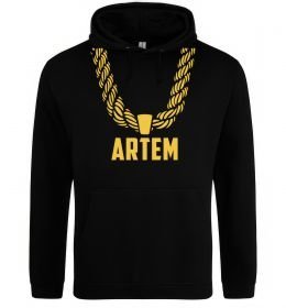 Мужская толстовка (худи) Artem золотий ланцюжок