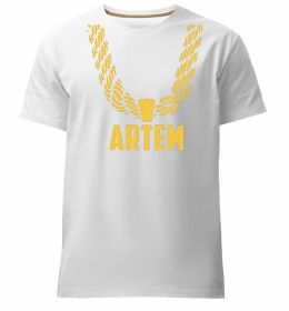 Чоловіча преміум футболка Artem золотий ланцюжок