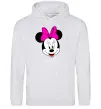 Жіноча толстовка (худі) Galina minnie mouse Сірий меланж Жіноча толстовка (худі) Galina minnie mouse Сірий меланж фото
