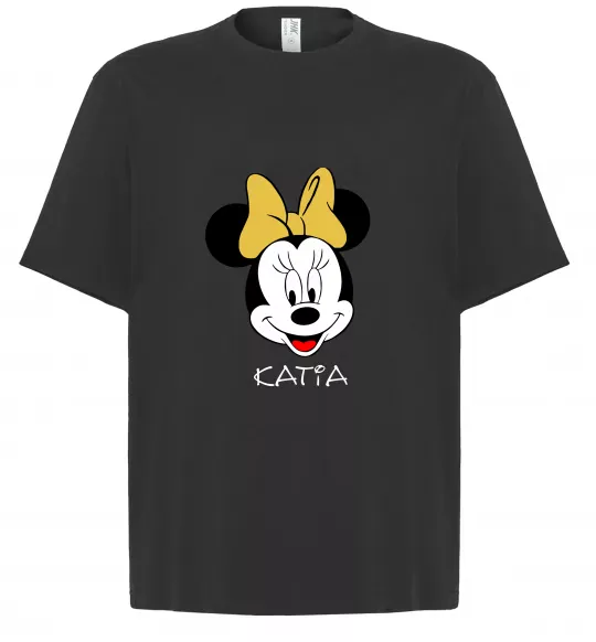 Футболка Оверсайз Katia minnie mouse Черный фото