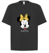 Футболка Оверсайз Katia minnie mouse Черный фото