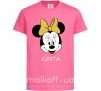 Дитяча футболка Katia minnie mouse Яскраво-рожевий фото