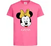 Детская футболка Katia minnie mouse Ярко-розовый фото