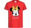 Детская футболка Katia minnie mouse Красный фото