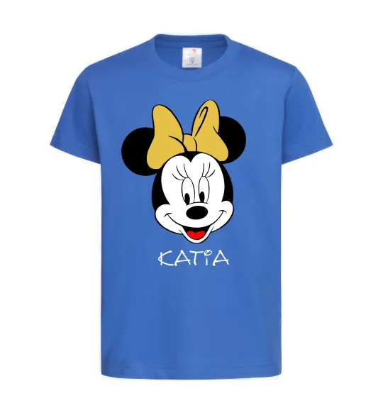 Дитяча футболка Katia minnie mouse Яскраво-синій фото