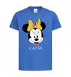 Дитяча футболка Katia minnie mouse Яскраво-синій фото