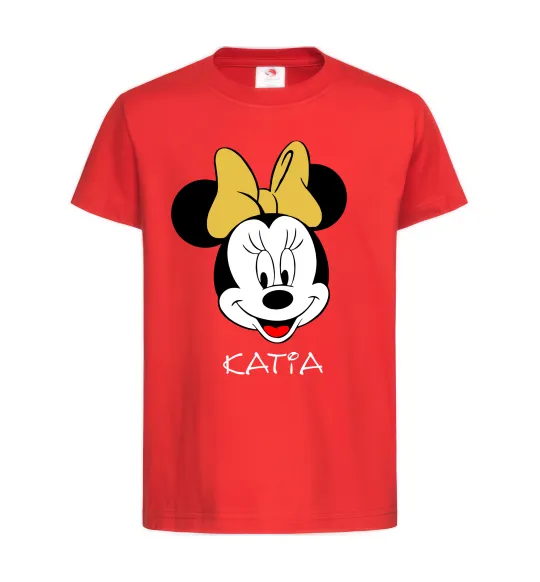Дитяча футболка Katia minnie mouse Червоний фото