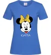 Жіноча футболка Katia minnie mouse Яскраво-синій Жіноча футболка Katia minnie mouse Яскраво-синій фото