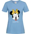 Жіноча футболка Katia minnie mouse Блакитний Жіноча футболка Katia minnie mouse Блакитний фото