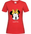 Жіноча футболка Katia minnie mouse Червоний Жіноча футболка Katia minnie mouse Червоний фото