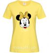 Жіноча футболка Liza minnie mouse Лимонний фото