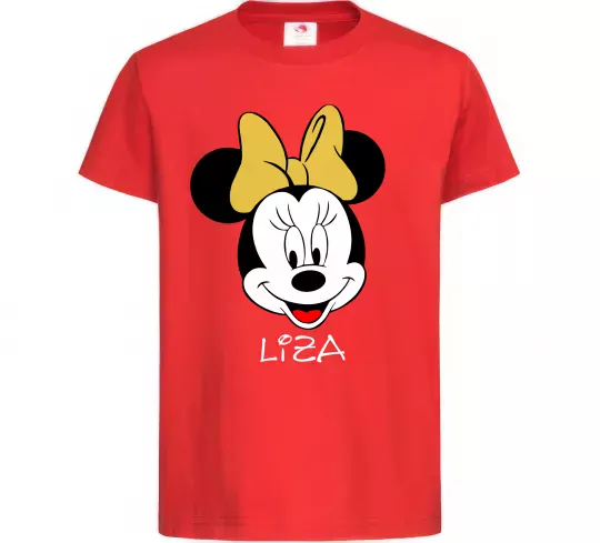 Детская футболка Liza minnie mouse Красный фото