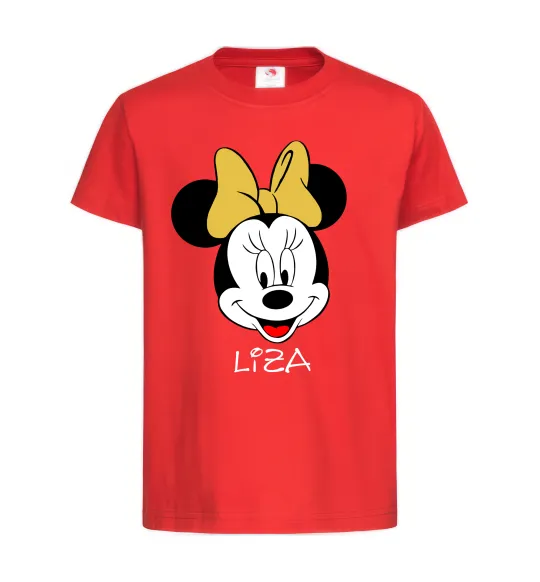 Детская футболка Liza minnie mouse Красный фото