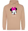 Женская толстовка (худи) Larisa minnie mouse Песочный Женская толстовка (худи) Larisa minnie mouse Песочный фото