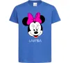 Детская футболка Larisa minnie mouse Ярко-синий Детская футболка Larisa minnie mouse Ярко-синий фото
