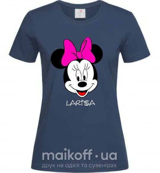 Женская футболка Larisa minnie mouse Темно-синий фото