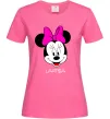 Женская футболка Larisa minnie mouse Ярко-розовый фото