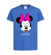 Детская футболка Larisa minnie mouse Ярко-синий фото