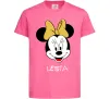 Детская футболка Lesia minnie mouse Ярко-розовый фото