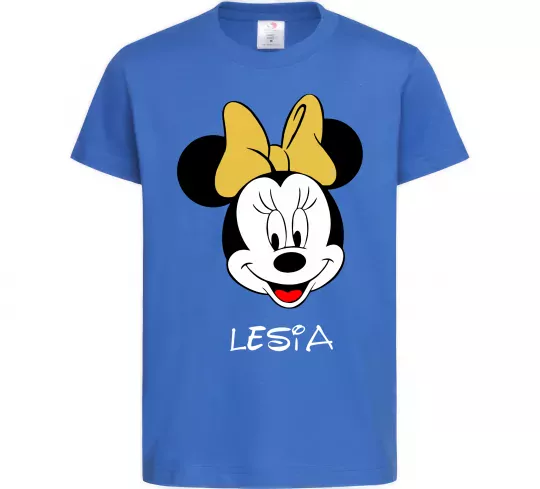 Детская футболка Lesia minnie mouse Ярко-синий фото