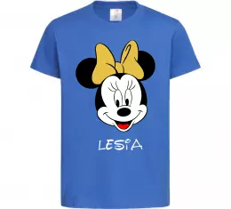 Детская футболка Hello my name is Lesya Белый фото