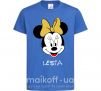 Дитяча футболка Lesia minnie mouse Яскраво-синій фото
