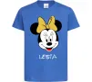 Детская футболка Lesia minnie mouse Ярко-синий фото