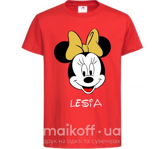 Дитяча футболка Lesia minnie mouse Червоний фото