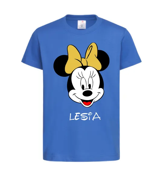 Детская футболка Lesia minnie mouse Ярко-синий фото
