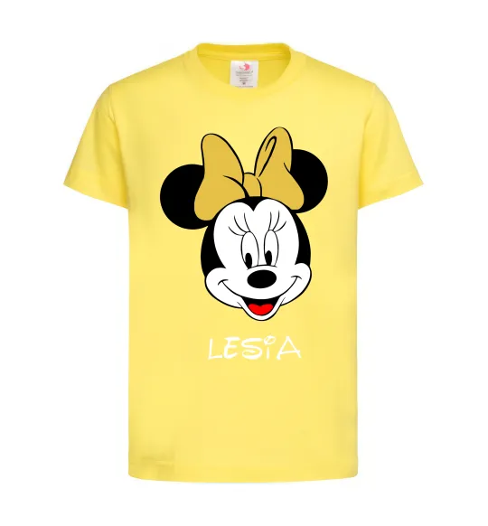 Детская футболка Lesia minnie mouse Лимонный фото