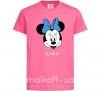 Дитяча футболка Masha minnie mouse Яскраво-рожевий фото
