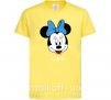 Дитяча футболка Masha minnie mouse Лимонний фото