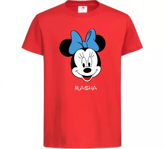 Дитяча футболка Masha minnie mouse Червоний фото