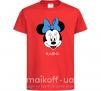 Дитяча футболка Masha minnie mouse Червоний фото