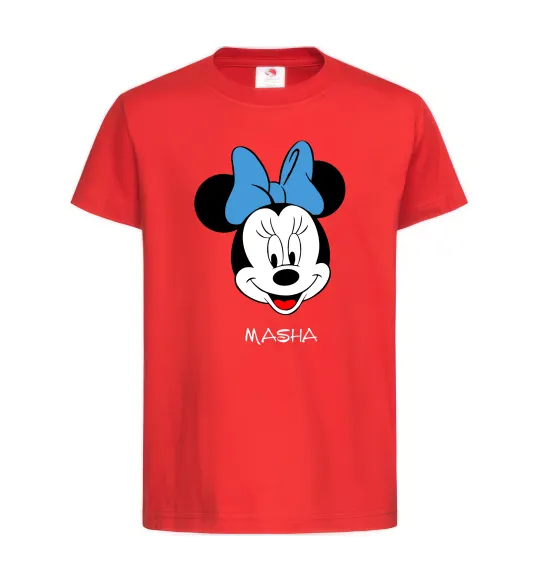 Дитяча футболка Masha minnie mouse Червоний фото