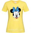 Жіноча футболка Masha minnie mouse Лимонний фото