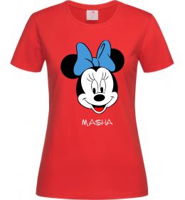 Женская футболка Masha minnie mouse Женская футболка Masha minnie mouse