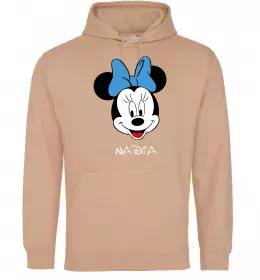 Женская толстовка (худи) Надія будь як голуб Белый фото