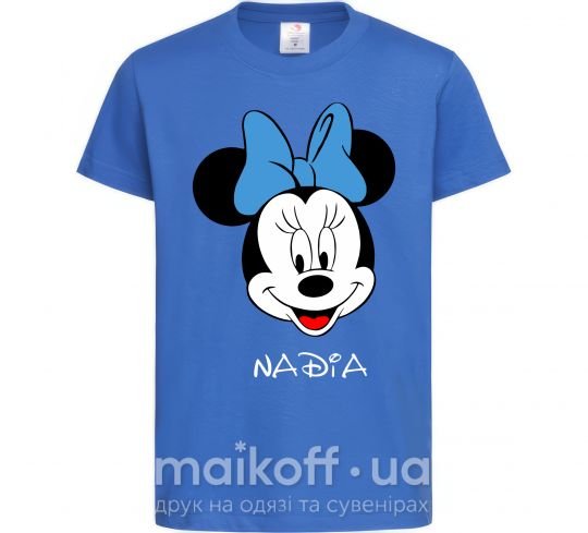 Дитяча футболка Nadia minnie mouse Яскраво-синій фото