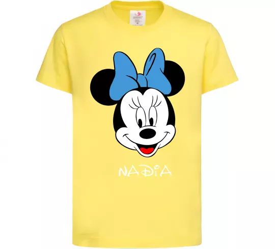 Детская футболка Nadia minnie mouse Лимонный фото