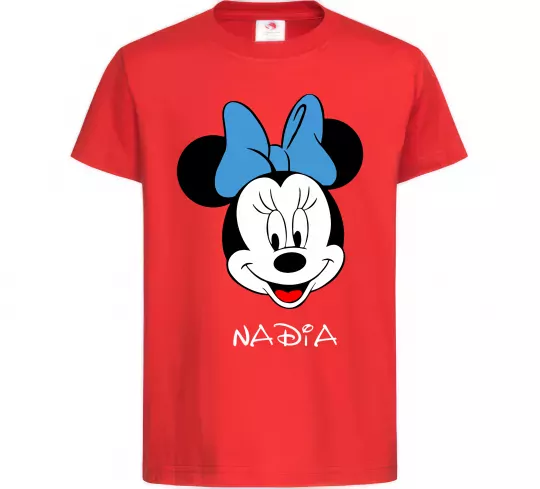 Детская футболка Nadia minnie mouse Красный фото